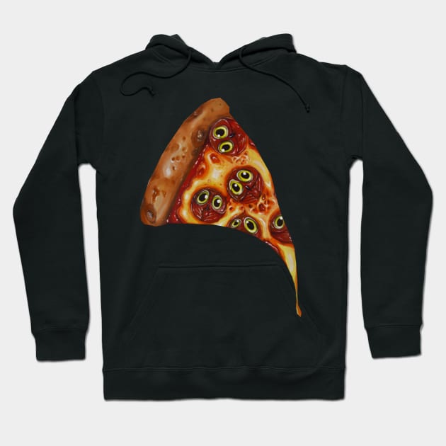 Owlroni pizza Hoodie by Artelies202